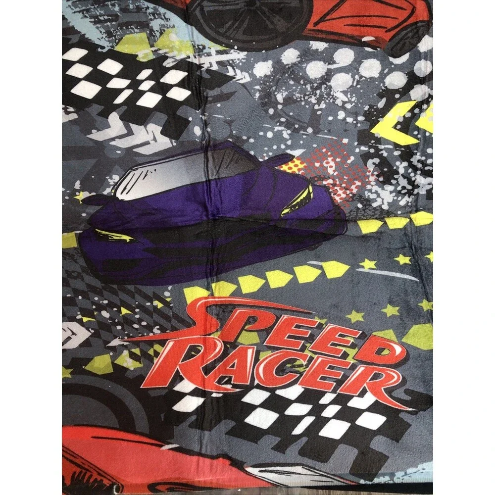 Speed Racer Race Car rug mat 31x20 NEW!